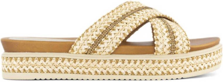 Graceland Beige platform sneaker