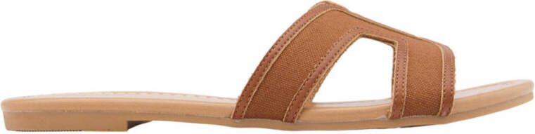 Graceland slippers cognac