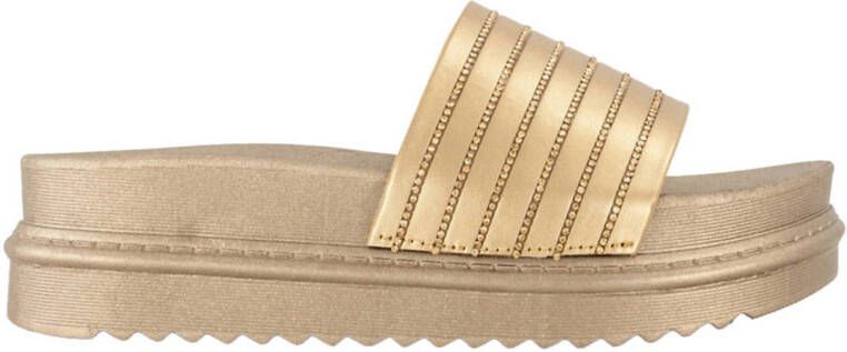 Graceland slippers goud