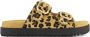 Graceland slippers met panterprint beige zwart - Thumbnail 1