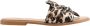 Graceland slippers met panterprint beige zwart - Thumbnail 1