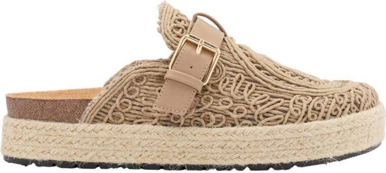 Graceland slippers taupe