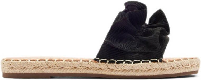 Graceland Zwarte slipper roesjes