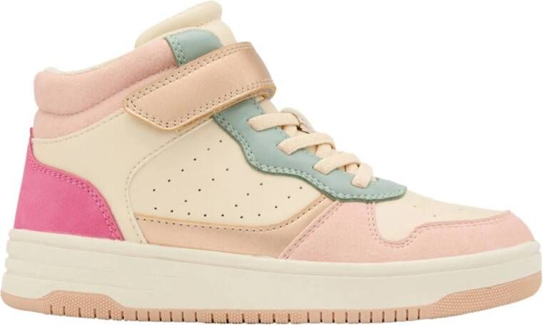 Graceland sneakers beige lichtroze lichtgroen