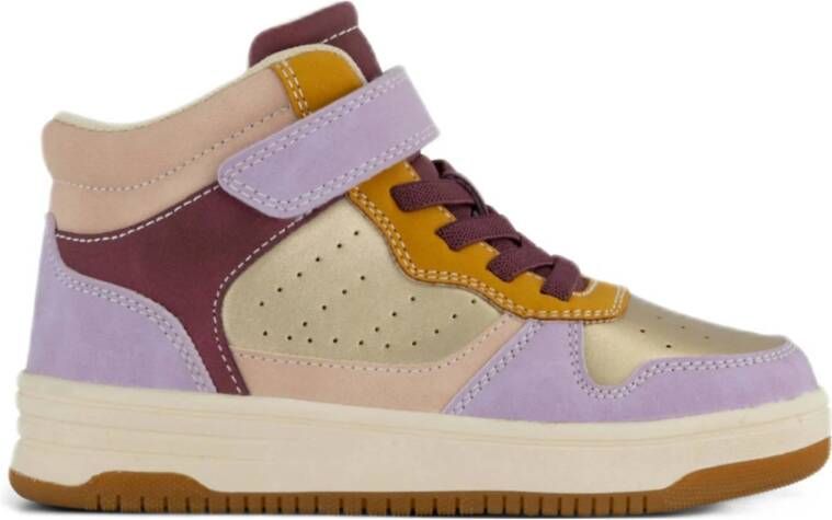 Graceland sneakers goud lila
