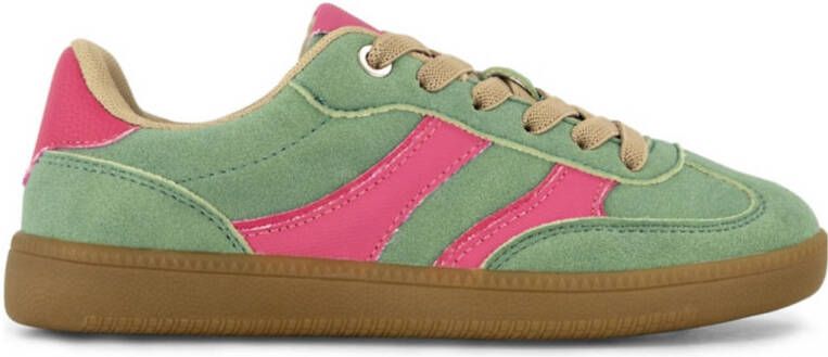 Graceland sneakers groen roze