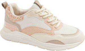 Graceland sneakers met dierenprint roze off white