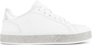 Graceland sneakers met strass wit