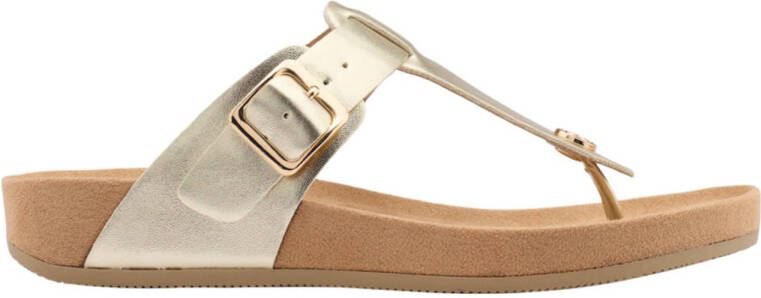 Graceland teenslippers goud