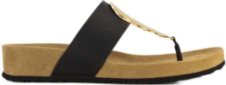 Graceland teenslippers zwart