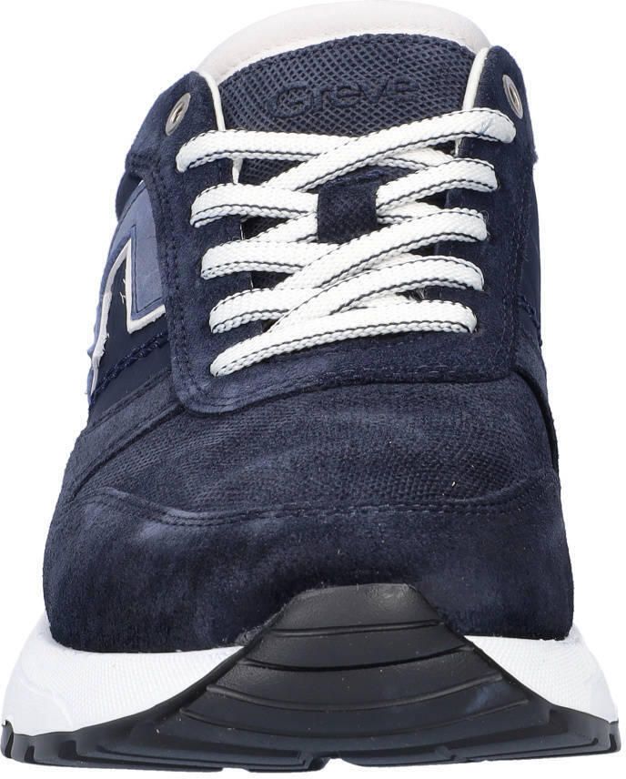 Greve Arnhem suède sneakers donkerblauw - Foto 2