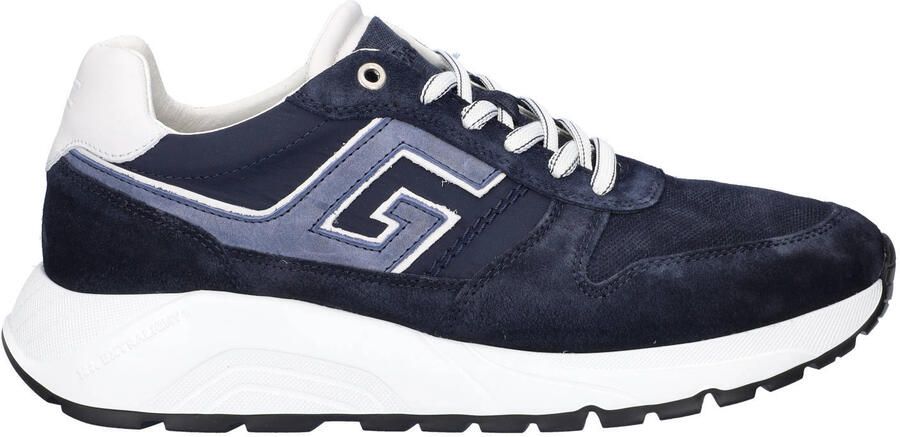 Greve Arnhem suède sneakers donkerblauw