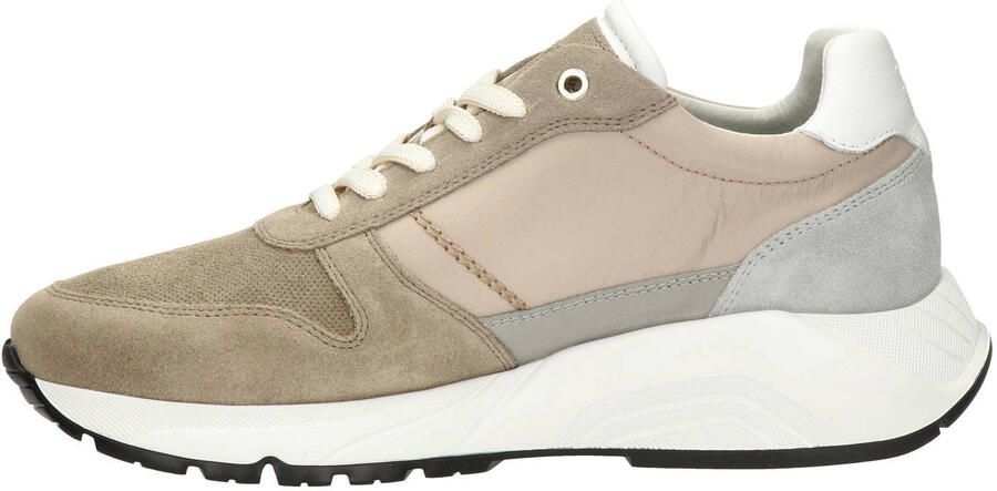 Greve Arnhem suède sneakers met print meerkleurig taupe - Foto 3
