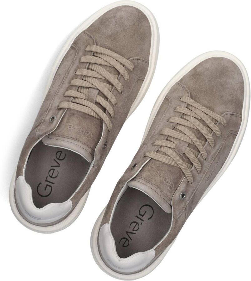 GREVE Lage Sneakers Heren Delft Suède Taupe - Foto 2