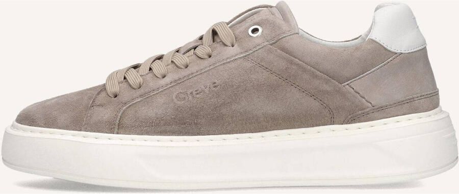 GREVE Lage Sneakers Heren Delft Suède Taupe - Foto 3