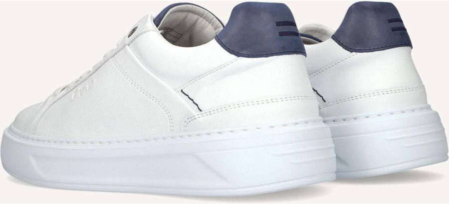 GREVE Lage Sneakers Heren Delft Leer Wit