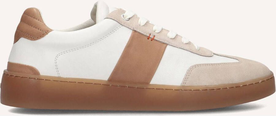 GREVE Lage Sneakers Heren Wave Leer Beige