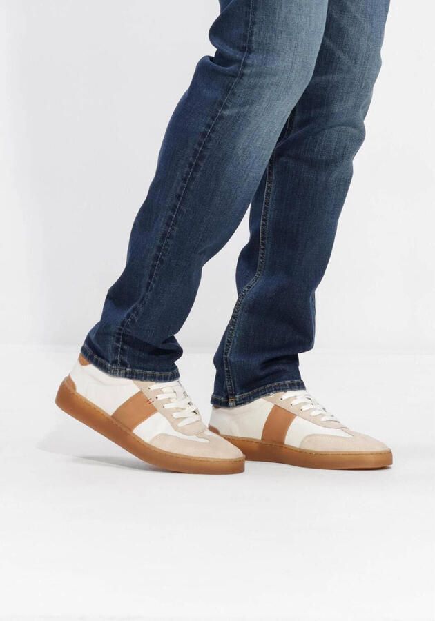 GREVE Lage Sneakers Heren Wave Leer Beige - Foto 11