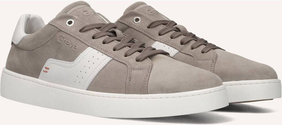 GREVE Lage Sneakers Heren Wave Suède Taupe - Foto 2