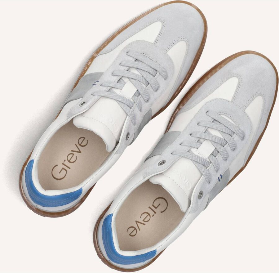 GREVE Lage Sneakers Heren Wave Leer Wit - Foto 2