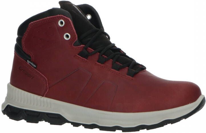 Grisport Berlin Mid leren wandelschoenen bordeaux