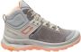 Grisport Discovery Mid wandelschoenen lichtgrijs koraal - Thumbnail 1