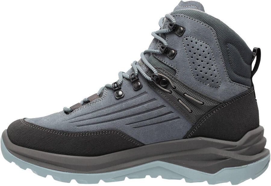 Grisport Overland Mid suède wandelschoenen lichtblauw bruin - Foto 3