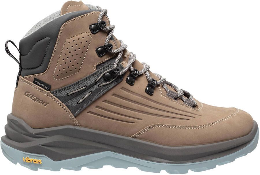 Grisport Outlander Mid Dames Wandelschoenen Beige Light Blue