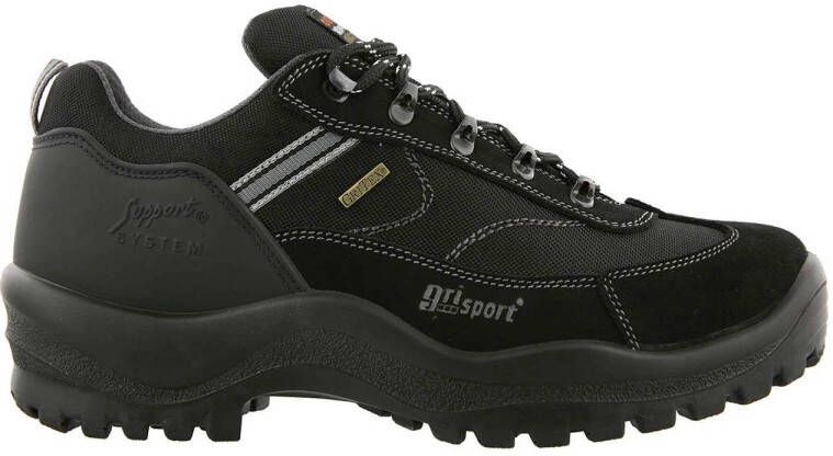 Grisport Torino Low wandelschoenen zwart