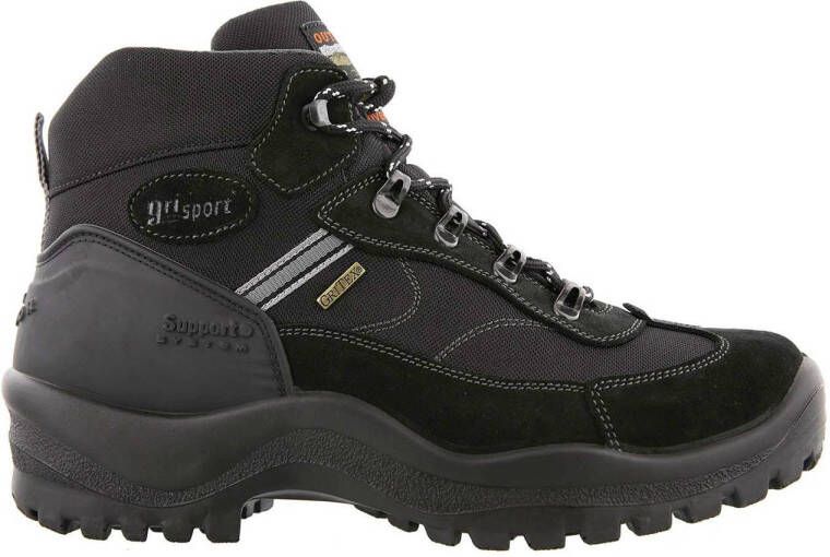 Grisport Torino Mid wandelschoenen zwart