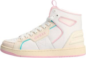 GUESS Basqet Dames Sneaker Wit Zwart
