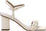 Guess Glamoureuze Elskens Hoge Hak Sandalen White Dames - Thumbnail 2