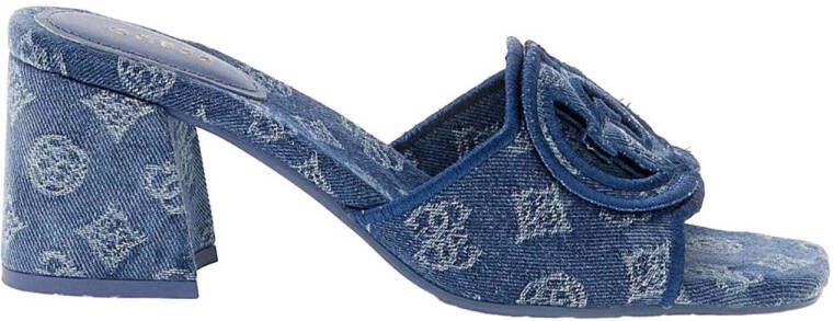 GUESS denim muiltjes blauw