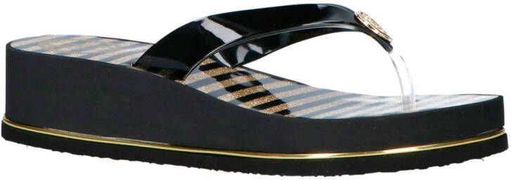 GUESS Enzy Beach Thong Dames Slippers Zwart