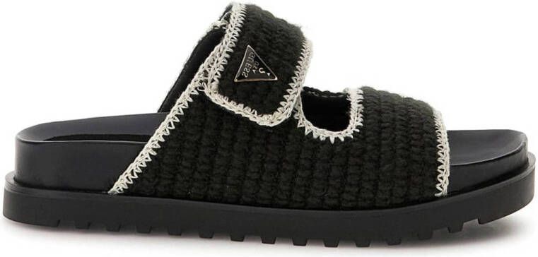 Guess Slippers met logo-applicatie model 'FADENNA'