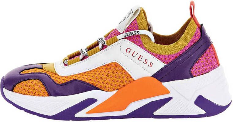 GUESS Geniver sneakers oranje paars