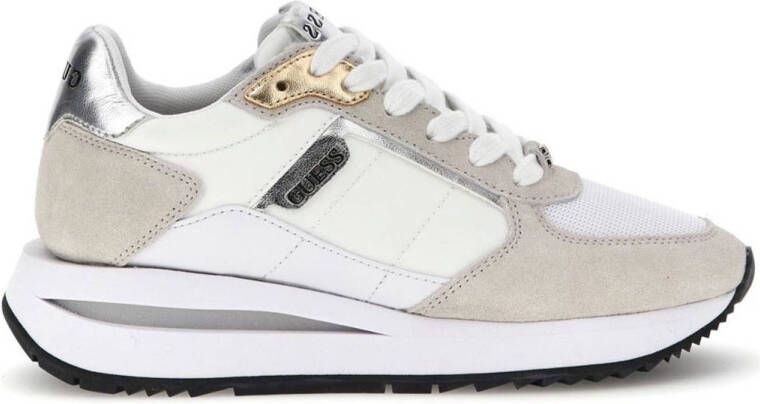 Guess Moderne damessneakers van polyesterblend Gray Dames