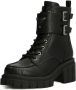 GUESS Kaylana Veterboots Laarzen Met Veters Dames Zwart - Thumbnail 2