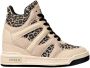 GUESS Lisa Hoge Dames Sneaker dierenprint Multi - Thumbnail 2