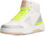 Guess Witte Synthetische Sneakers Fl5Maefam12 White Dames - Thumbnail 1