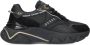 Guess Lichtgewicht zwarte sneaker van mesh en suède Black Dames - Thumbnail 2