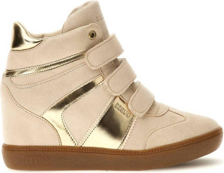 Guess Urbane Logo Sneakers Fl6Ntnfal12 4G Beige Dames