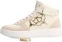 GUESS Vyves Hoge sneakers Leren Sneaker Dames Wit - Thumbnail 2