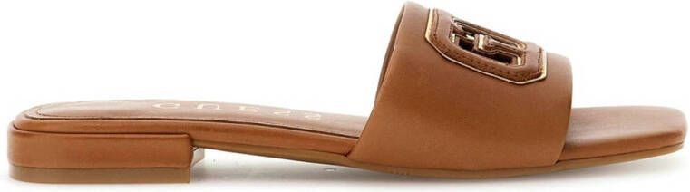 GUESS slippers cognac