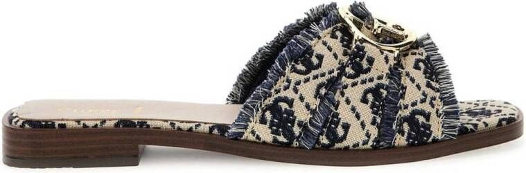 GUESS Symo slippers blauw