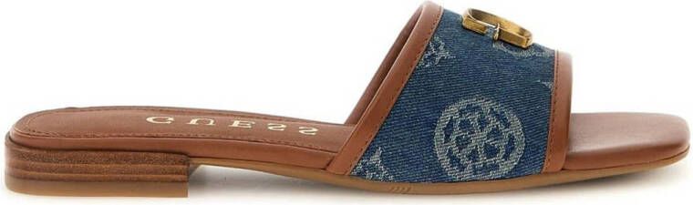 Guess Chic Mule Shoes Blue Dames