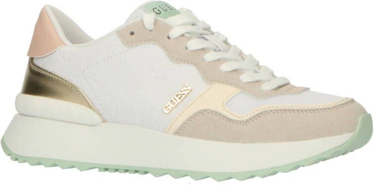 Guess Witte Vetersneakers voor Vrouwen Wit Dames