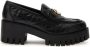Guess Zwarte Leren Instappers Vrouwen Black Dames - Thumbnail 1