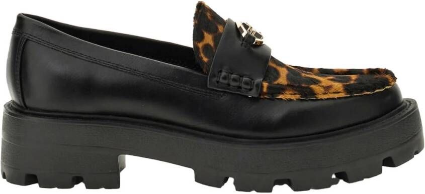GUESS Yanika2 chunky loafers zwart panter