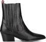 HABOOB Enkellaarsjes Dames Claire Maat: 42 Materiaal: Leer Kleur: Zwart - Thumbnail 2